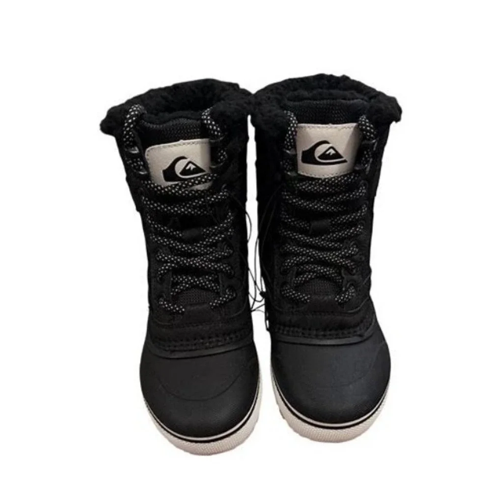 Quiksilver Sub Zero Hi Youth Size 2-200g Winter Fur Lined Snow Boots Unisex